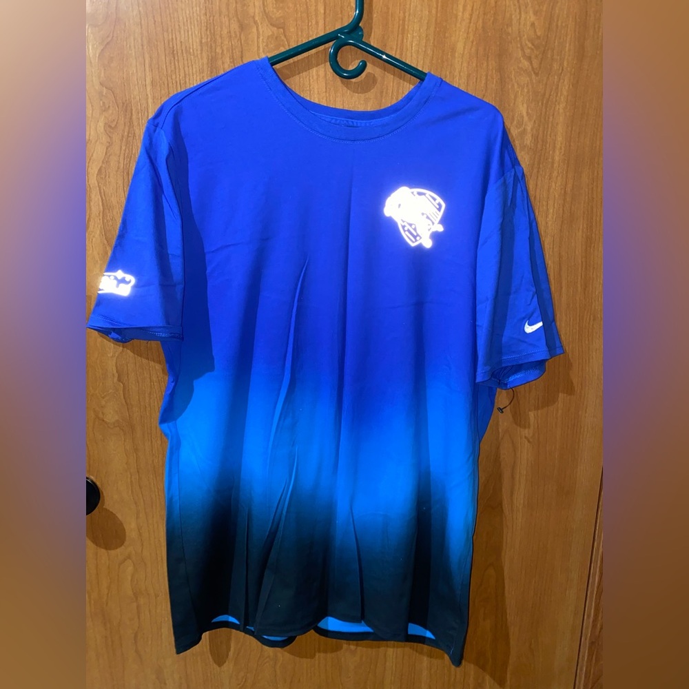 Nike Labron James Men's Blue Ombre Short Sleeve Tee
